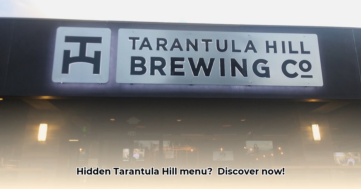 tarantula-hill-menu